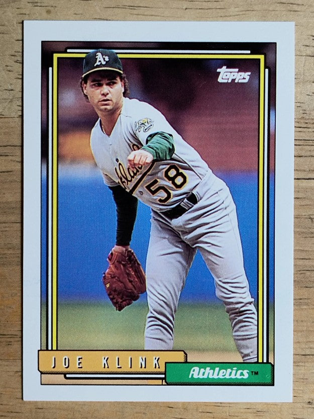 1992 Topps #678 Joe Klink