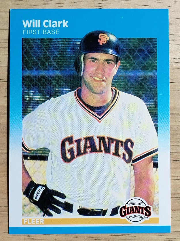 1987 Fleer #269 Will Clark RC