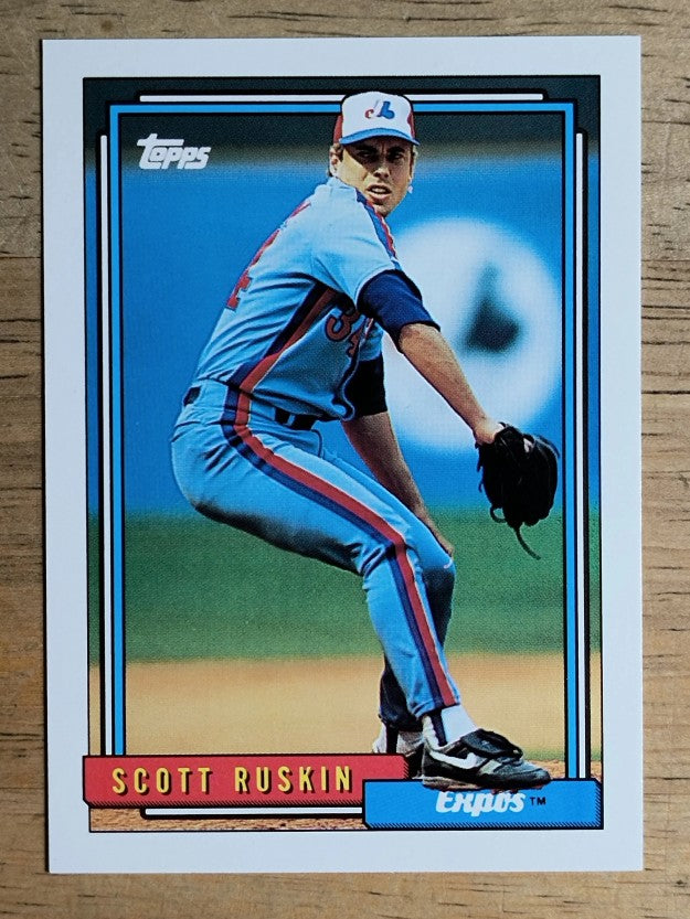 1992 Topps #692 Scott Ruskin