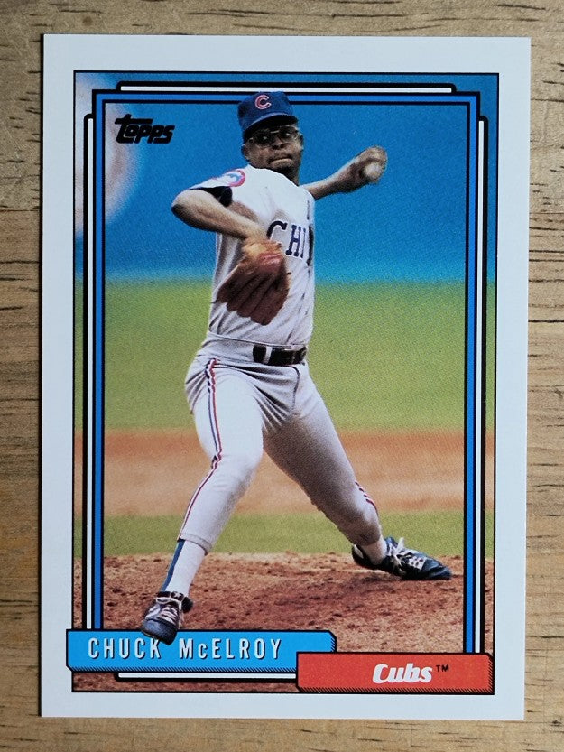 1992 Topps #727 Chuck McElroy