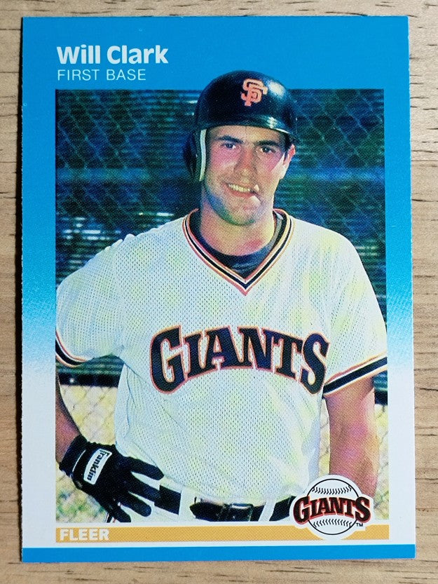 1987 Fleer #269 Will Clark RC