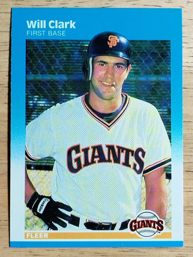 1987 Fleer #269 Will Clark RC