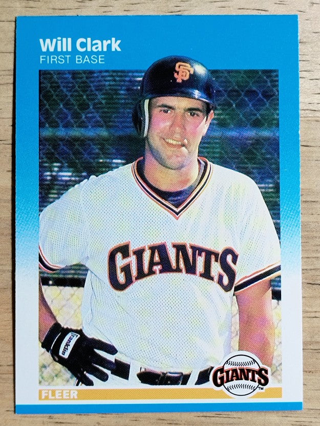 1987 Fleer #269 Will Clark RC
