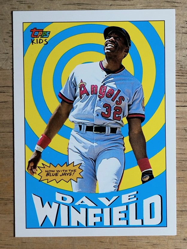 1992 Topps Kids #96 Dave Winfield