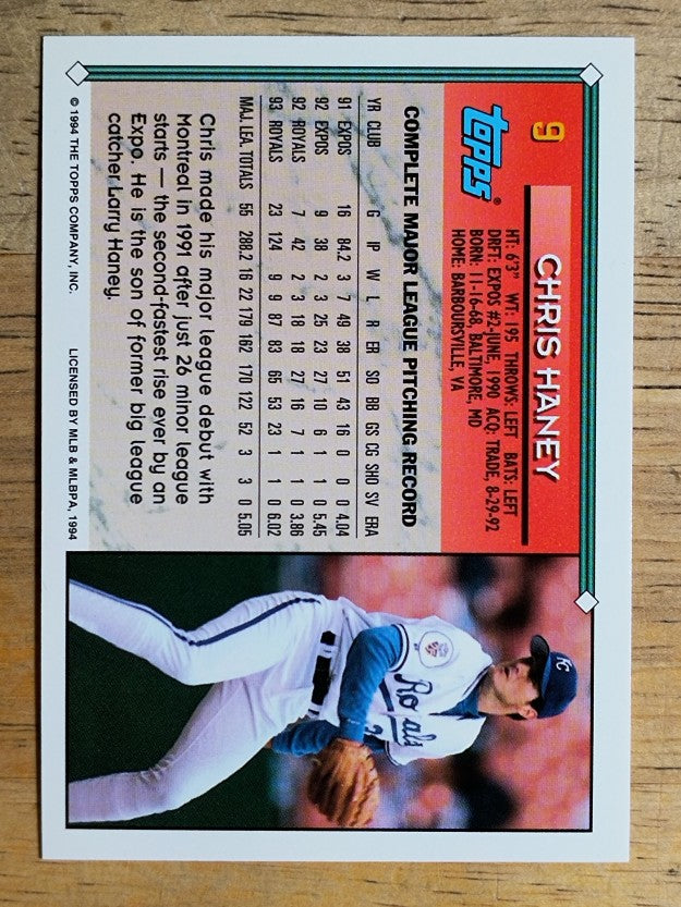 1994 Topps #9 Chris Haney