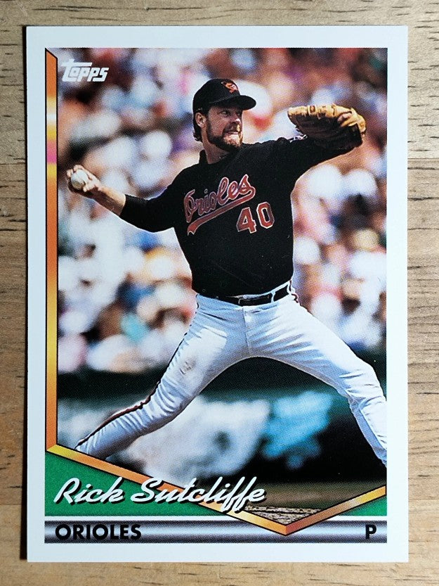 1994 Topps #91 Rick Sutcliffe