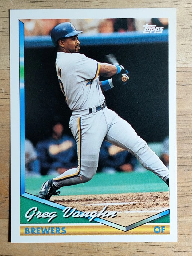 1994 Topps #225 Greg Vaughn