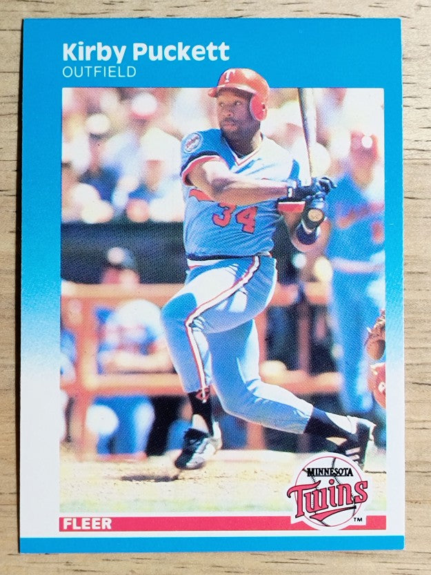 1987 Fleer #549 Kirby Puckett