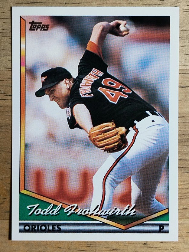 1994 Topps #242 Todd Frohwirth