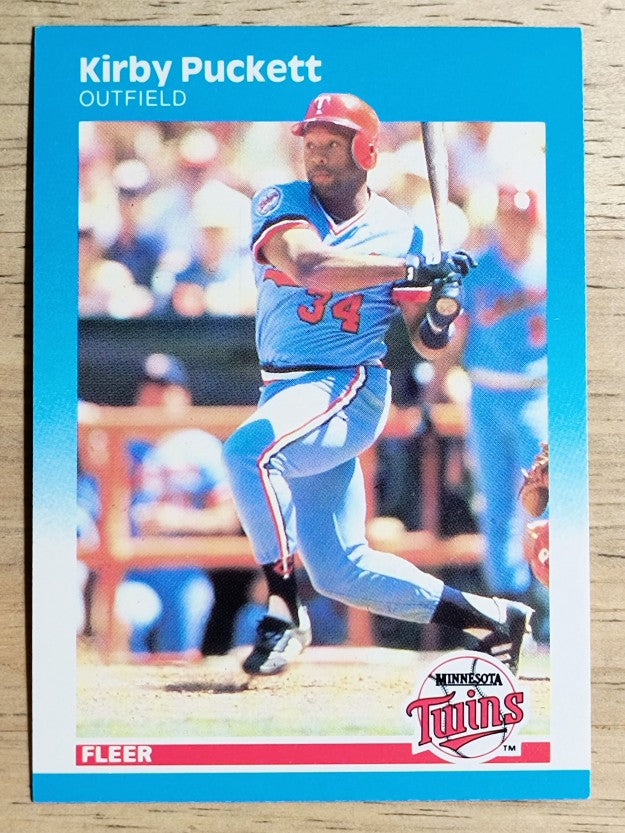 1987 Fleer #549 Kirby Puckett