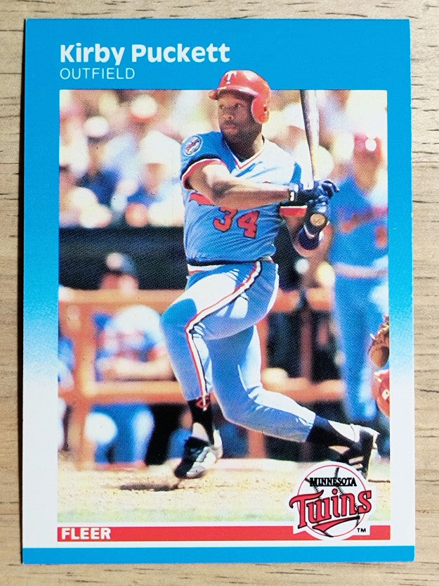1987 Fleer #549 Kirby Puckett