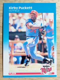 1987 Fleer #549 Kirby Puckett