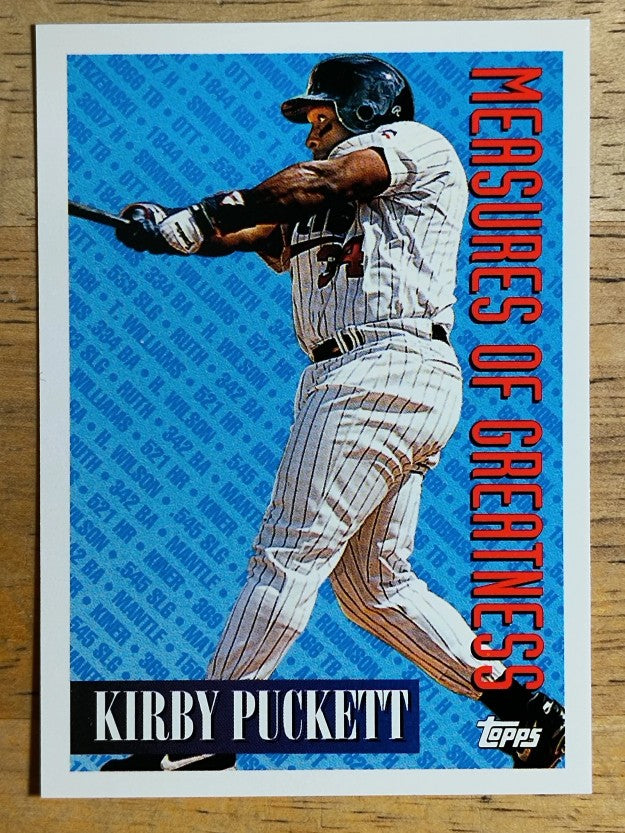 1994 Topps #607 Kirby Puckett MOG