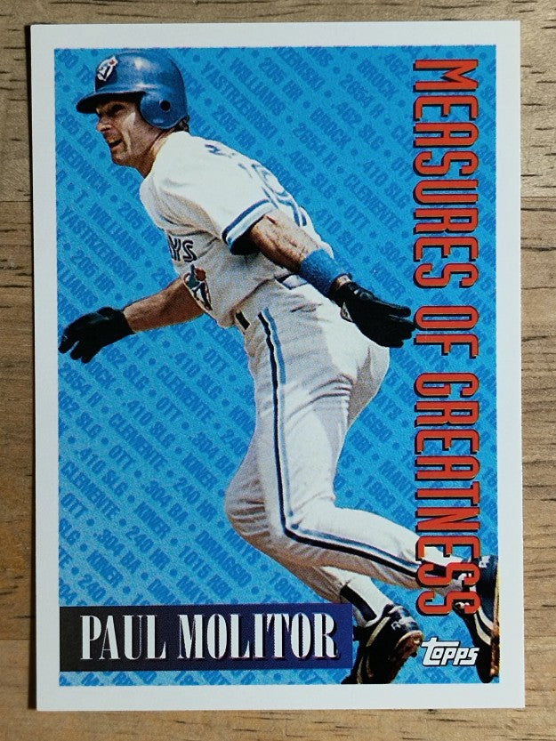 1994 Topps #609 Paul Molitor MOG