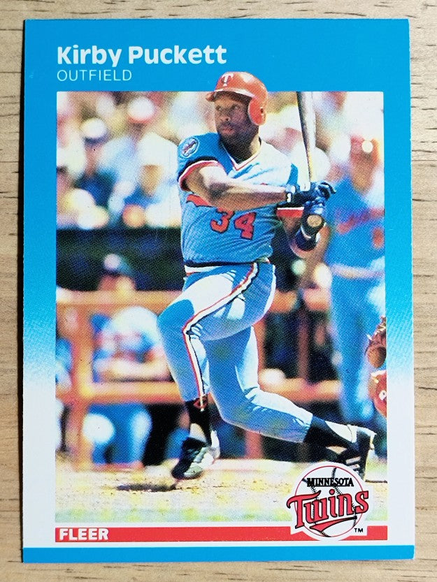 1987 Fleer #549 Kirby Puckett