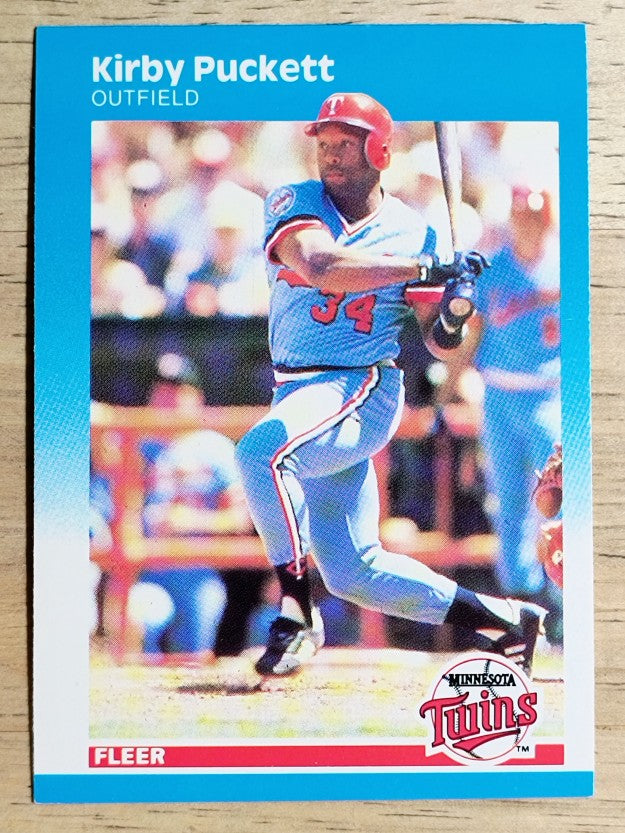 1987 Fleer #549 Kirby Puckett