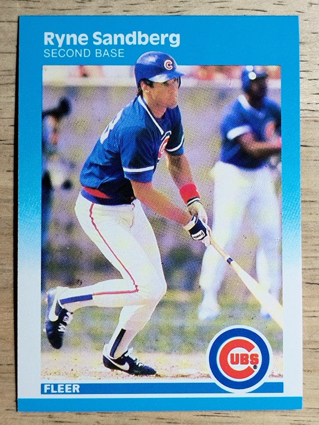 1987 Fleer #572 Ryne Sandberg