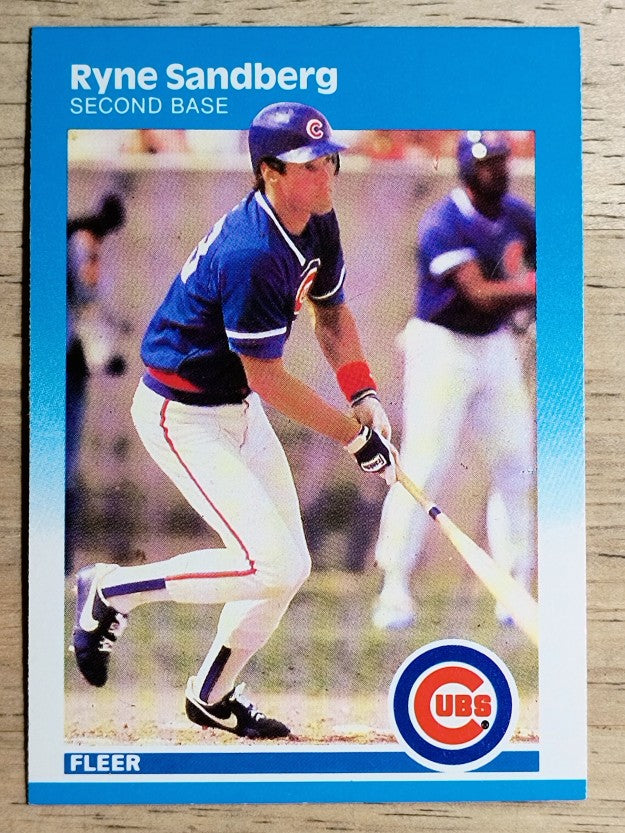 1987 Fleer #572 Ryne Sandberg