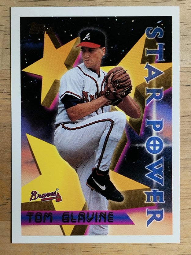 1996 Topps #8 Tom Glavine STP