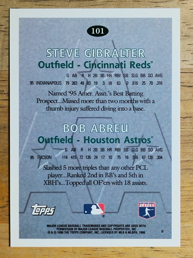 1996 Topps #101 Bob Abreu