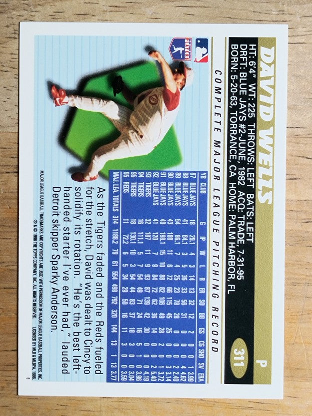 1996 Topps #311 David Wells