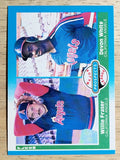 1987 Fleer #646 Devon White RC/Willie Fraser RC