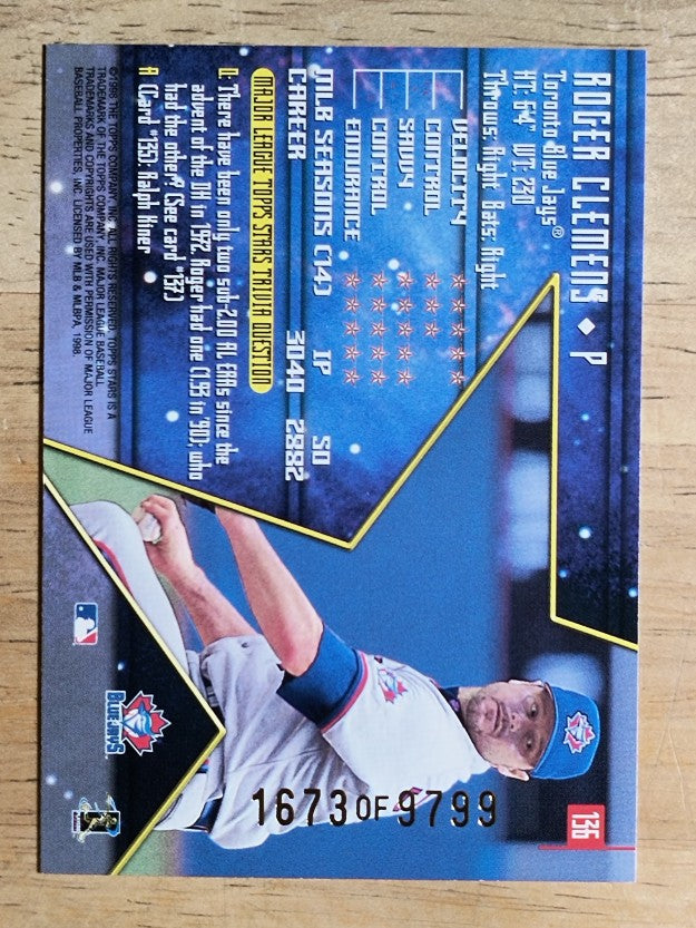 1998 Topps Stars #136 Roger Clemens (NM)
