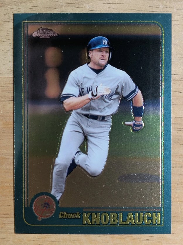 2001 Topps Chrome #124 Chuck Knoblauch