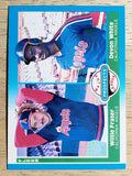 1987 Fleer #646 Devon White RC/Willie Fraser RC