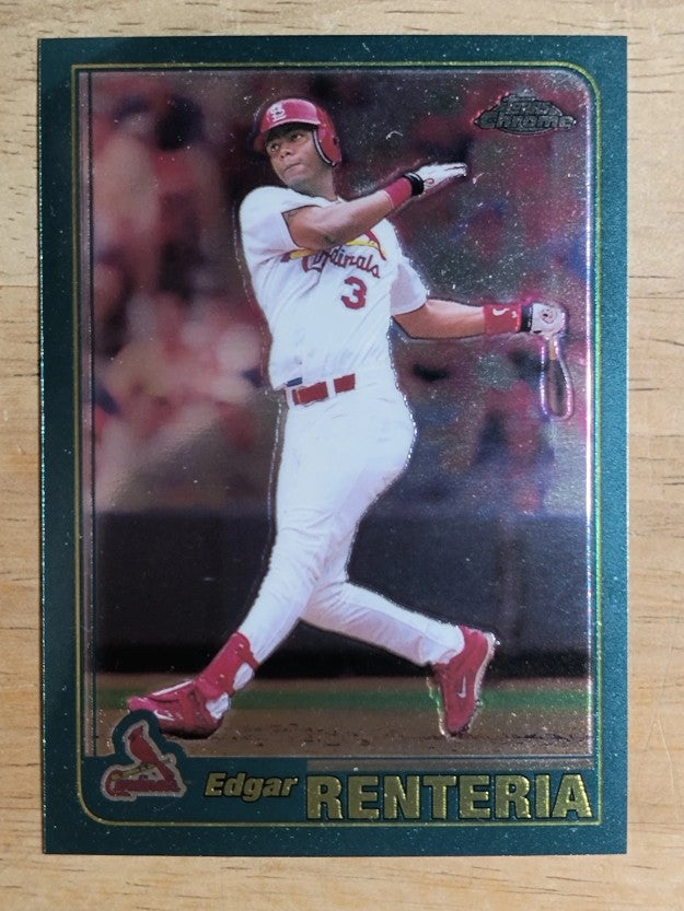 2001 Topps Chrome #412 Edgar Renteria