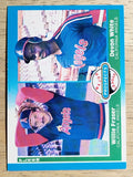 1987 Fleer #646 Devon White RC/Willie Fraser RC