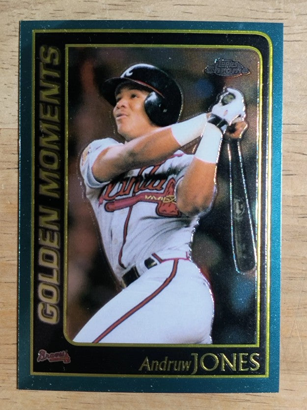 2001 Topps Chrome #660 Andruw Jones GM