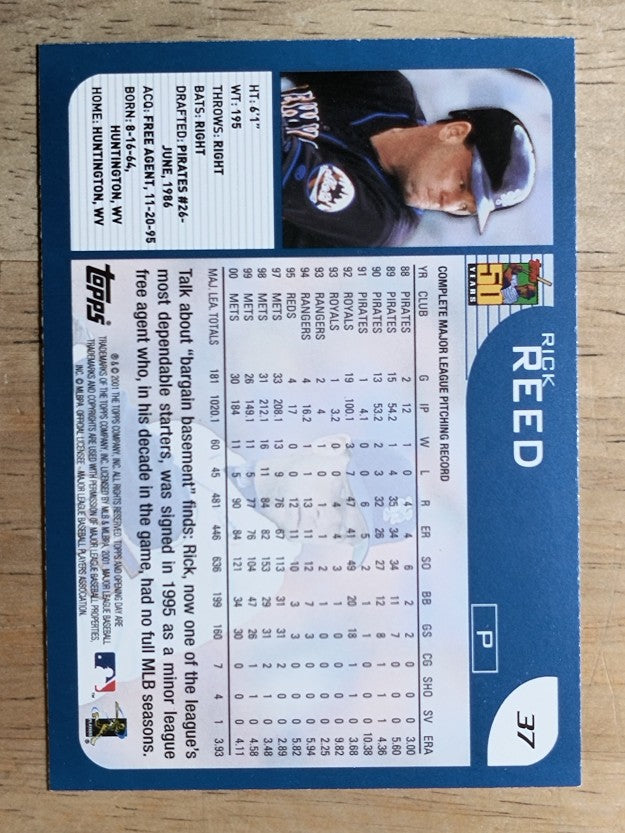 2001 Topps Opening Day #37 Rick Reed