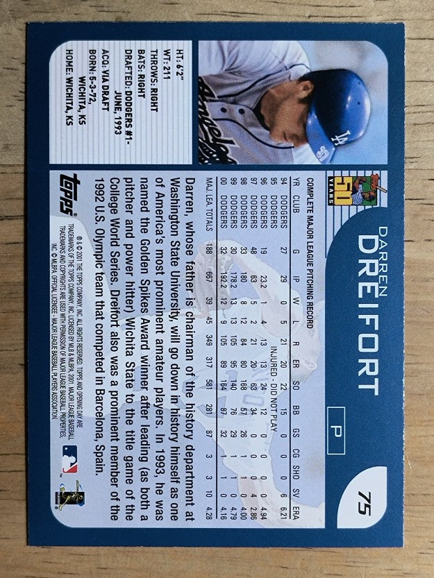 2001 Topps Opening Day #75 Darren Dreifort