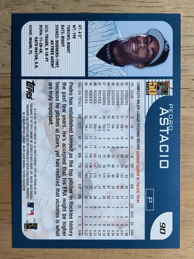 2001 Topps Opening Day #90 Pedro Astacio