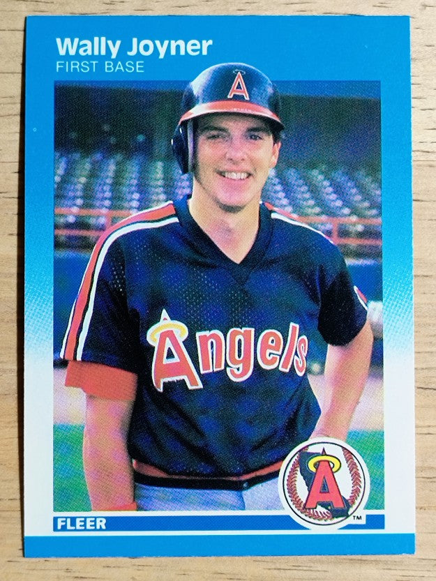 1987 Fleer #86 Wally Joyner RC
