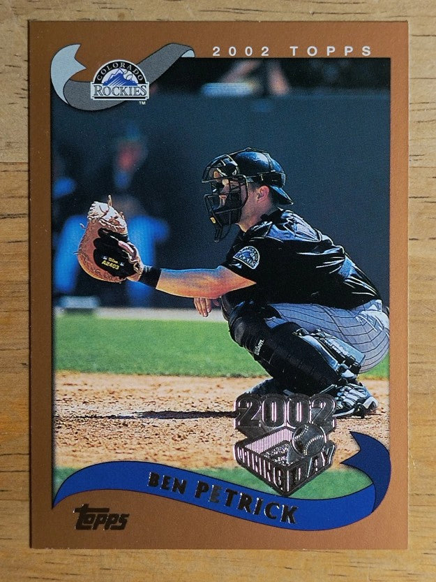 2002 Topps Opening Day #74 Ben Petrick