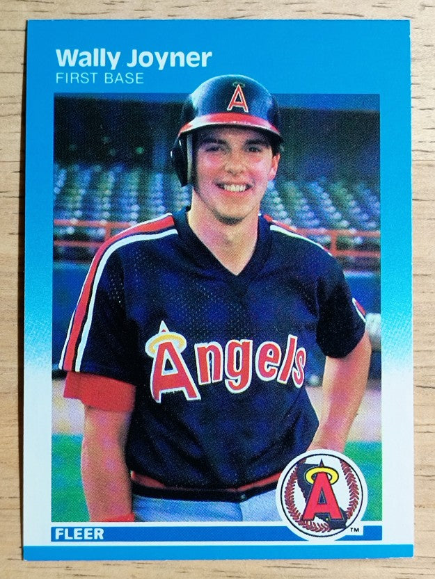 1987 Fleer #86 Wally Joyner RC
