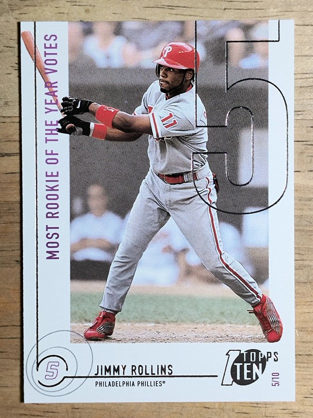2002 Topps Ten #125 Jimmy Rollins ROY