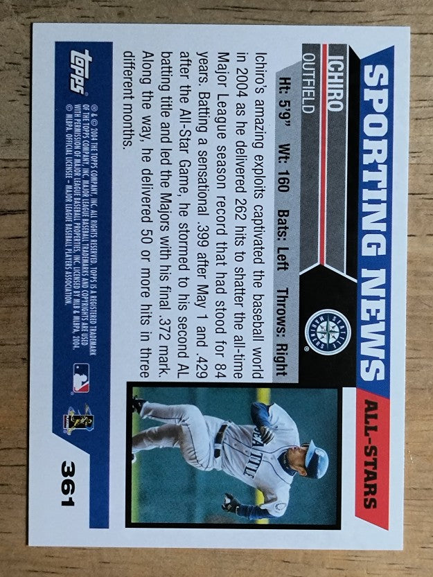 2005 Topps #361 Ichiro Suzuki AS