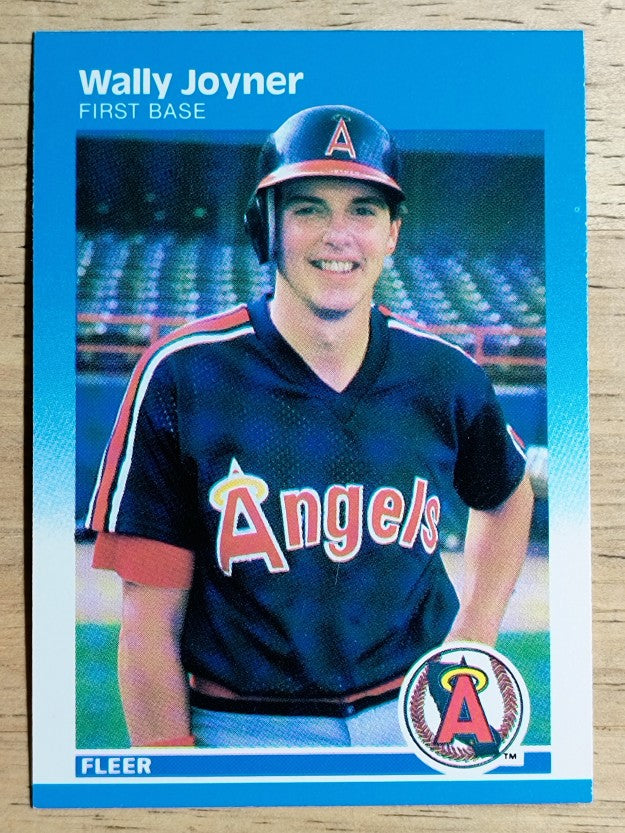 1987 Fleer #86 Wally Joyner RC