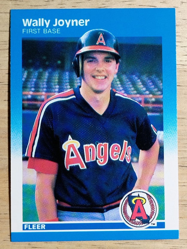1987 Fleer #86 Wally Joyner RC