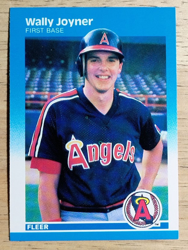 1987 Fleer #86 Wally Joyner RC