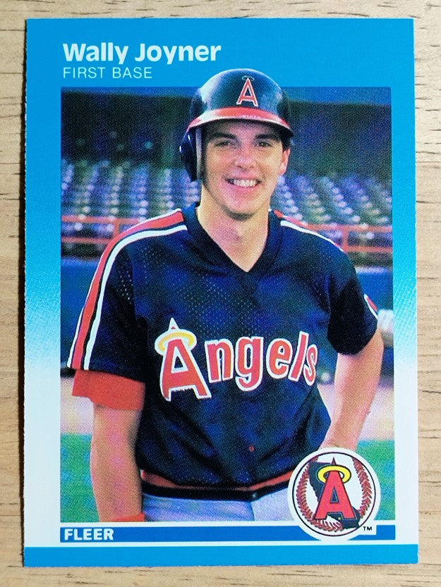 1987 Fleer #86 Wally Joyner RC