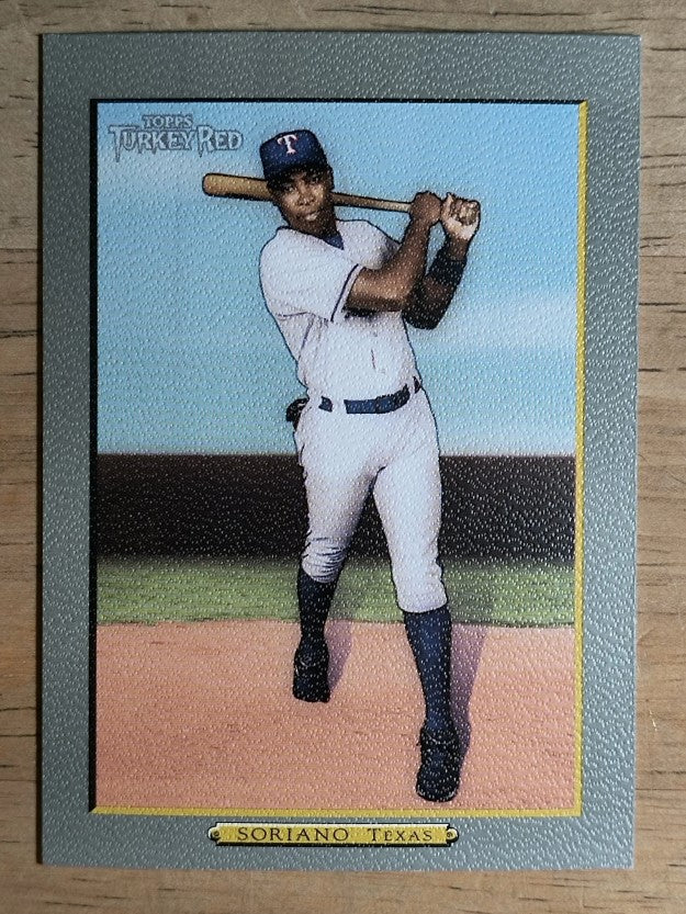 2005 Topps Turkey Red #90 Alfonso Soriano SP (EXMT)
