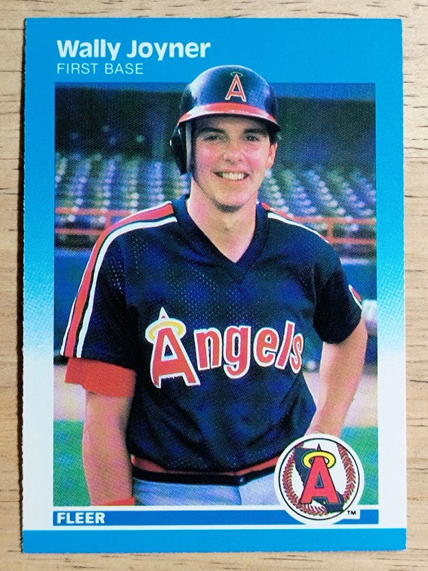 1987 Fleer #86 Wally Joyner RC