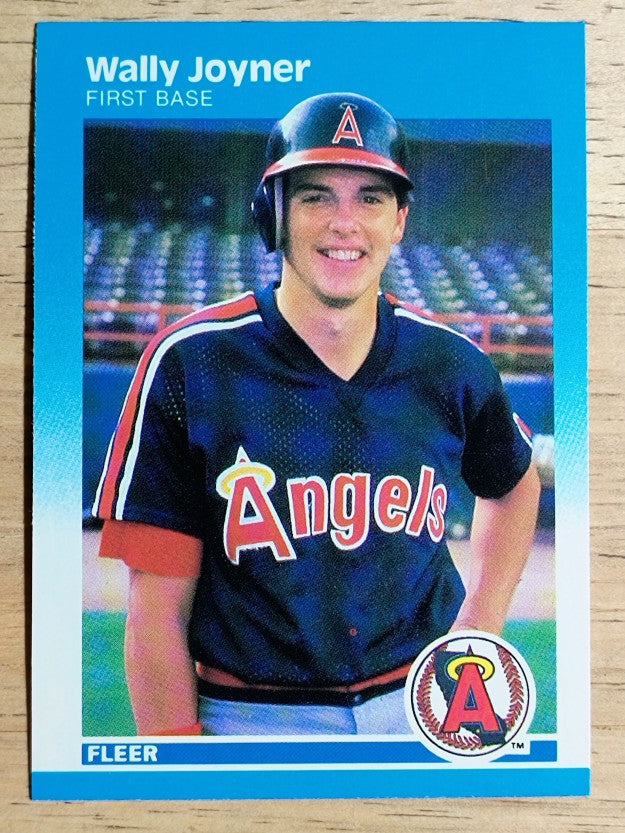 1987 Fleer #86 Wally Joyner RC
