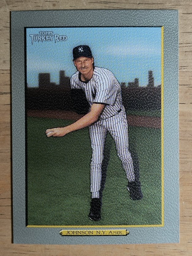 2005 Topps Turkey Red #125A Randy Johnson Blue Sky