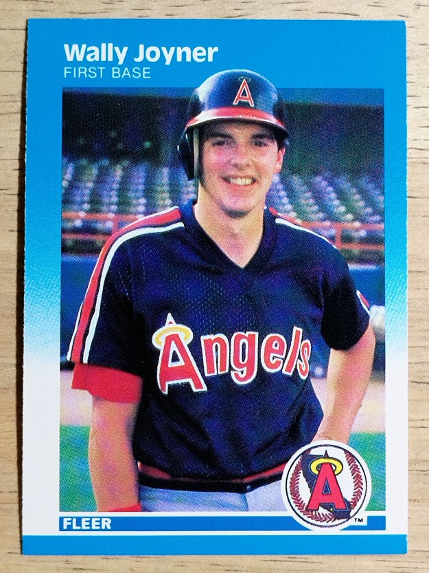 1987 Fleer #86 Wally Joyner RC