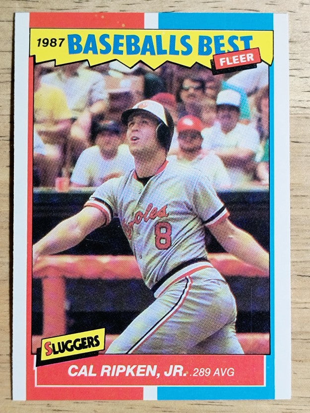 1987 Fleer Sluggers/Pitchers #35 Cal Ripken